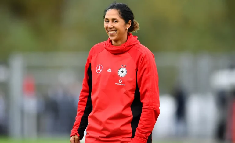 Promovimi i Euro 2024 / Ambasadorja gjermane e futbollit, Steffi Jones vjen për vizitë në Shqipëri