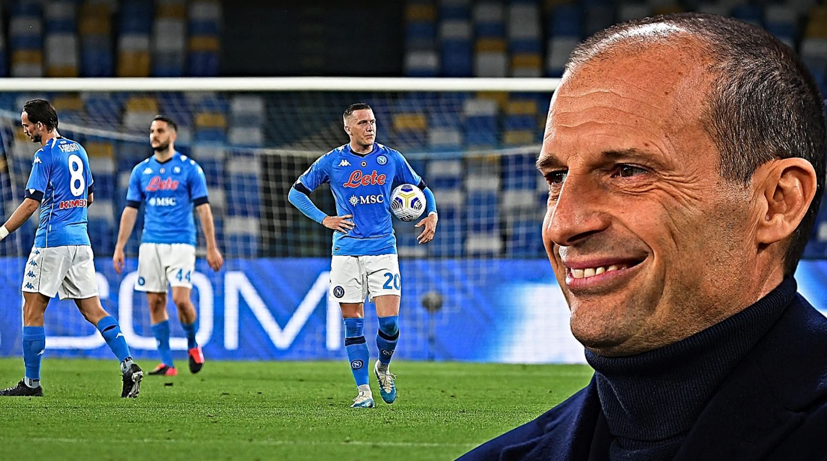 Nga Conte te Pioli, De Laurentiis zgjeron listën, përfshin edhe Allegrin, por ambienti i del kundra