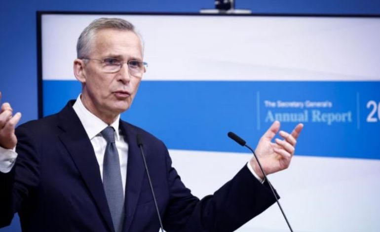 Stoltenberg propozon ndihmë ushtarake për Ukrainën me vlerë 100 miliardë euro