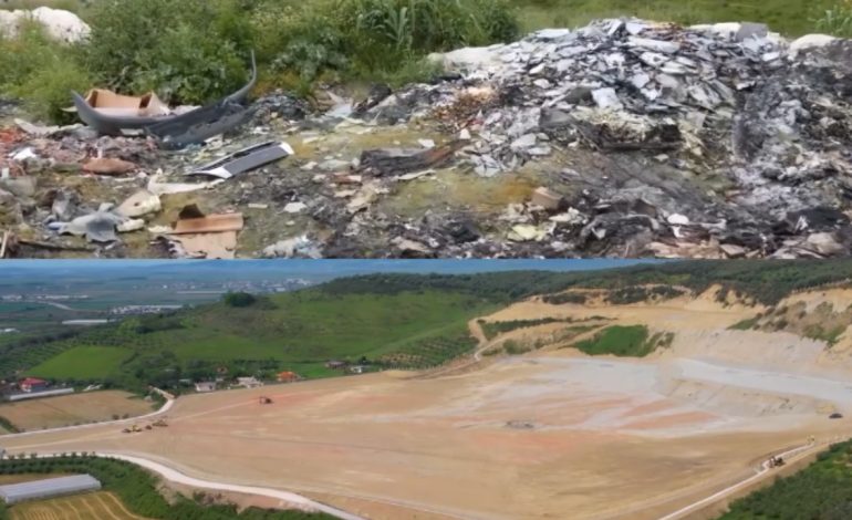 Pamjet para dhe pas transformimit të ish-fabrikës së tullave në Lushnjë, Rama: Do të shndërrohet në një park për prodhim energjie