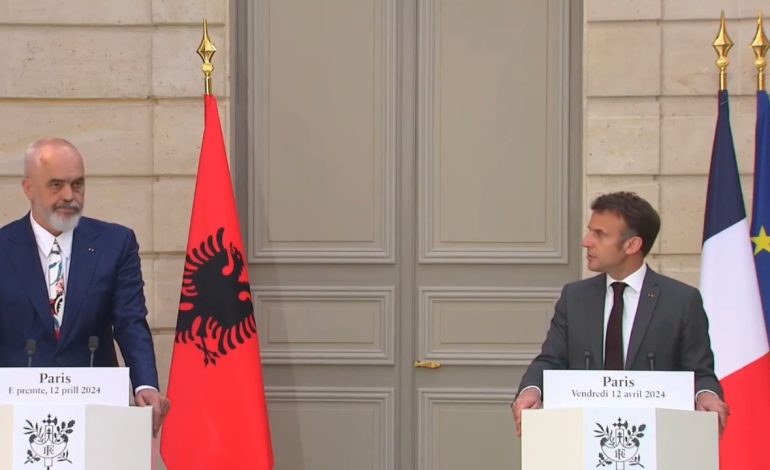 “Jemi impresionuar nga reformat nën drejtimin tuaj”, Macron në konferencë me Ramën: Shqipëria ka avancuar në rrugën drejt integrimit në BE