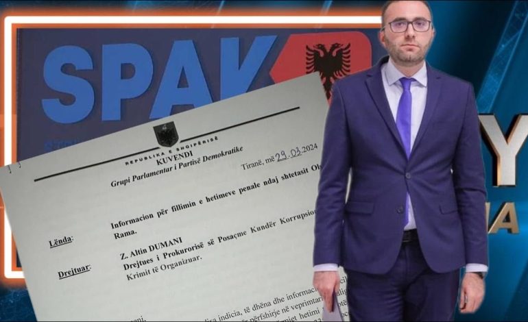 VIDEO/ Bardhi e njoftoi ‘live’ në Top Story: Kam bërë kallëzim për Olsi Ramën. SPAK: Solli vetëm njoftim