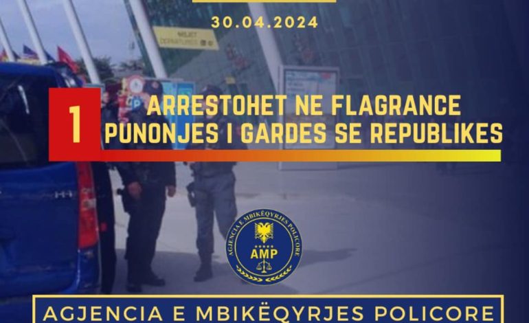 Tapë në timon përplasi me makinë tre automjete të parkuara dhe u largua, AMP arreston punonjësin e Gardës së Republikës