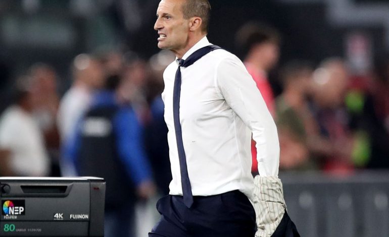 “Ik, ik, largohu”, tërbohet Allegri, trajneri shpërthen ndaj Guintolit, pamjet bëjnë xhiron në rrjet (VIDEO)