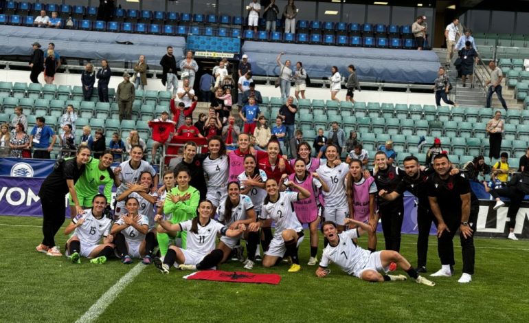 Euro “Zvicër 2025”/ Shqipëria e vajzave triumfon në Tallin, merr kryesimin në grupin C5