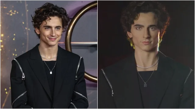 Ngjashmëri “e frikshme”/ Timothée nderohet me skulpturë prej dylli