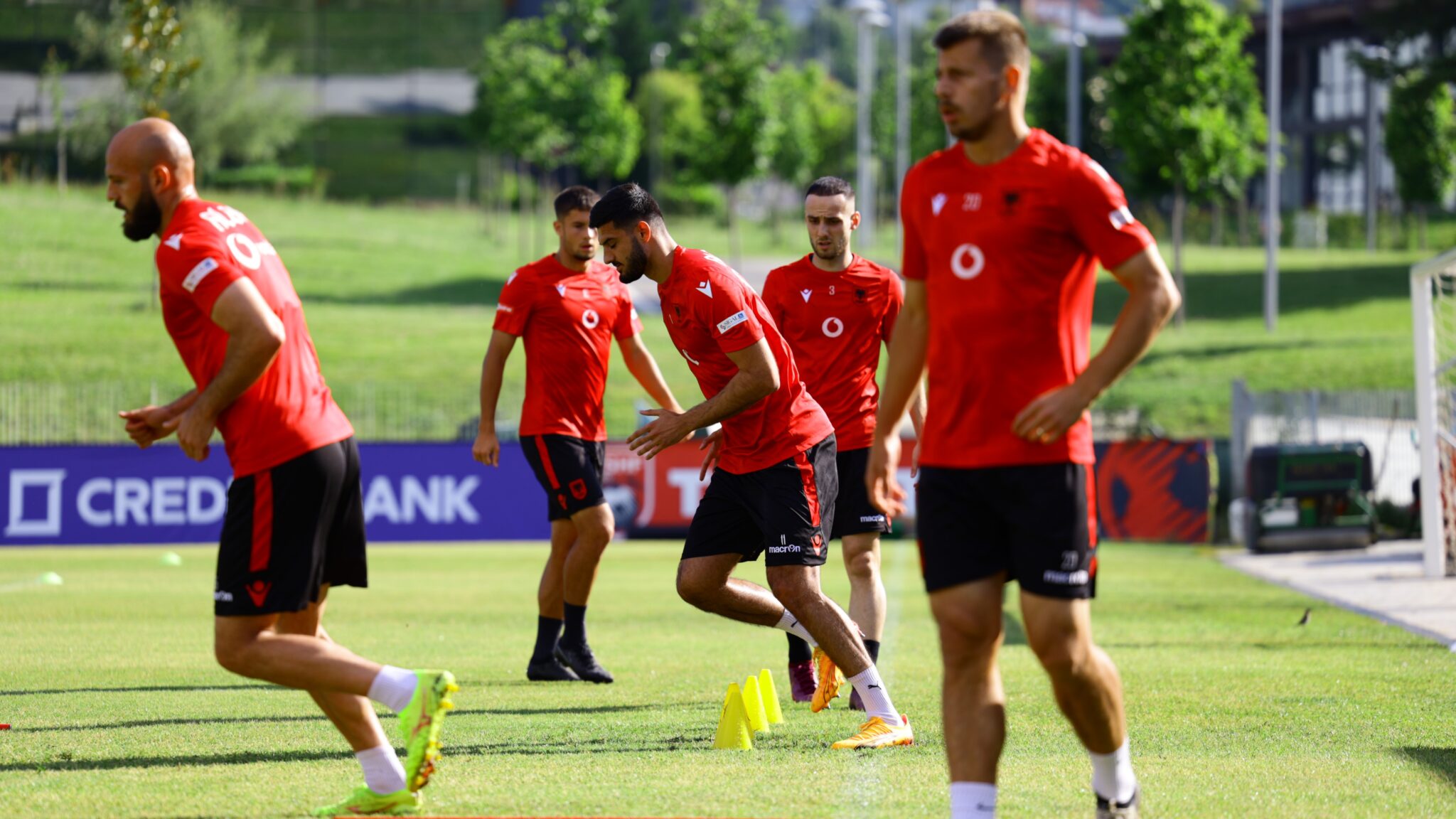 Kombëtarja kryen seancën e radhës stërvitore në “Shtëpinë e Futbollit”, nesër niset drejt Austrisë