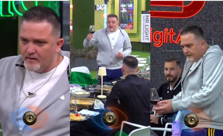 “Jeni tre qelbësira në Big Brother”/ Shpërthen keq Jul Deda, me gotën me verë në dorë ai “kryqëzon” banorët: Heidi, Romeo dhe Egla…