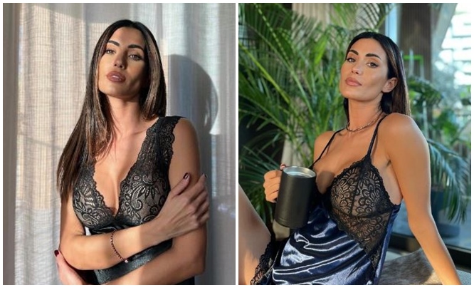 FOTO/ Federica Nargi provokon imagjinatën e fansave, shkrepje të nxehta në shtëpi