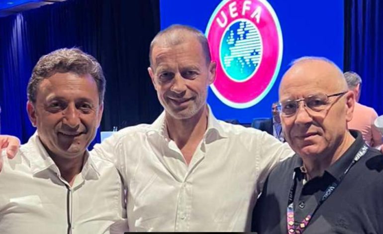 Kosova, Presidenti i FFK takon Ceferin para Kongresit të FIFA-së