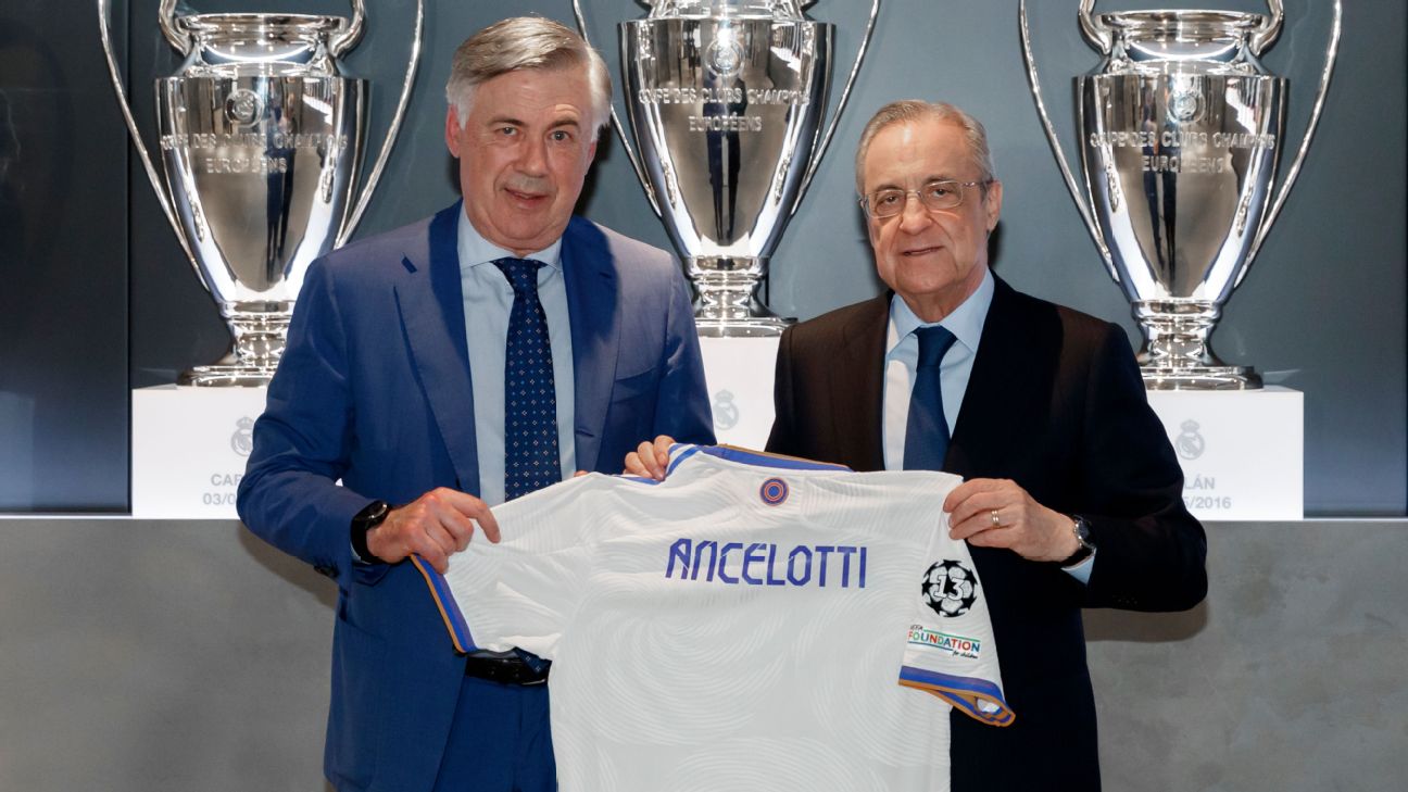Madridi “vishet” me të bardha, Ancelotti-Perez: Të fitojmë edhe Champions