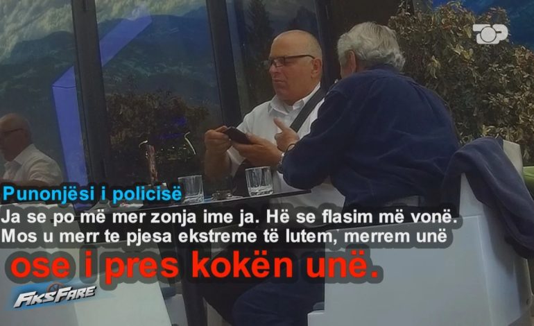 Polici shantazhoi qytetaren se do t’i publikonte fotot nudo kundrejt 3 mln lekëve, Policia e Shtetit e pezullon pas denoncimit të Fiks Fare