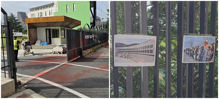 Kandidatura e përbashkët me Serbinë për Euro U-21, Tifozat Kuqezi nuk “qëndrojnë duarkryq”, protestojnë para FSHF-së (VIDEO+FOTO)
