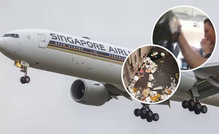 Një i vdekur dhe 30 të plagosur, dalin pamjet e para nga avioni që u godit nga turbulencat e forta