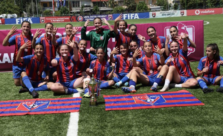 Kampionati i vajzave U-17/ Vllaznia shpallet ekipi kampion për sezonin 2023/2024