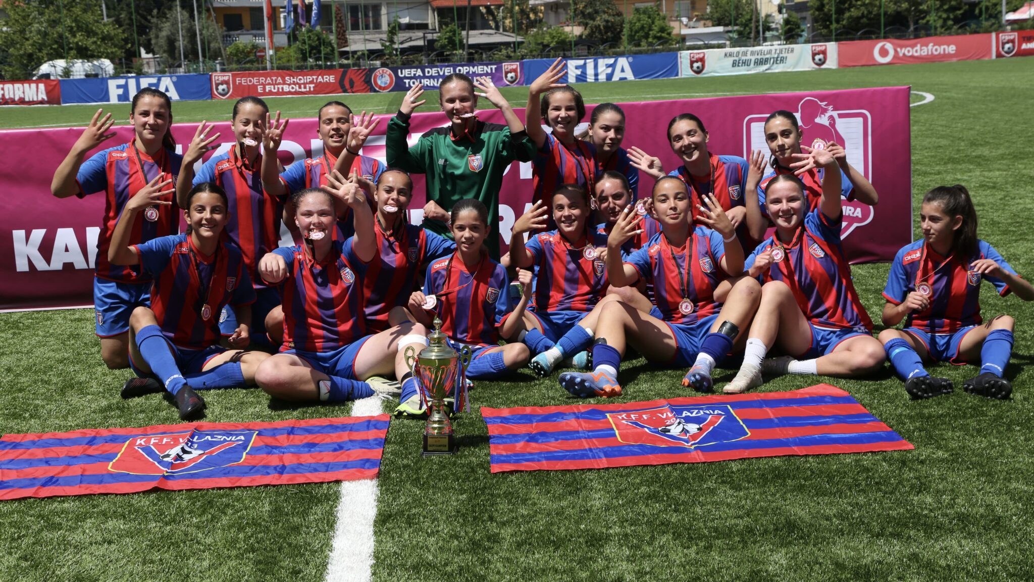 Kampionati i vajzave U-17/ Vllaznia shpallet ekipi kampion për sezonin 2023/2024