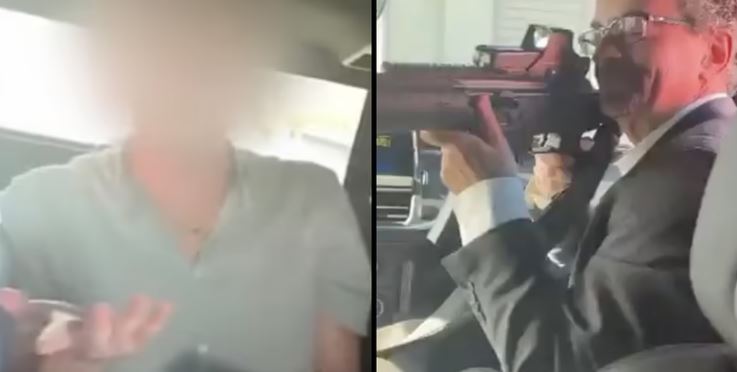 “Po bëja shaka”, del video e ambasadorit britanik duke i drejtuar armën punonjësit, shkarkohet menjëherë