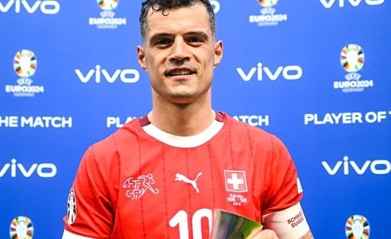 Xhaka protagonist në fitoren e Zvicrës, vlerësohet si “Njeriu i ndeshjes”