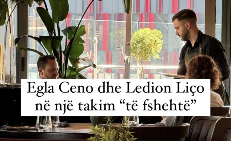 Takimi “i fshehtë”/Përballë njëri tjetrit,Ledion Liço dhe Egla Ceno
