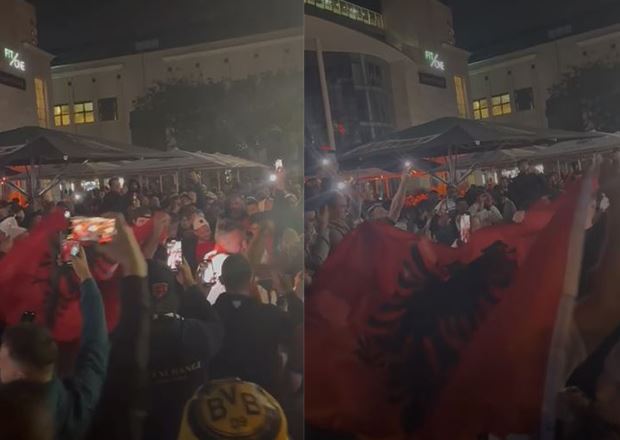 Euro 2024/ Tupanë, flamuj e valle, shqiptarët “mbajnë zgjuar” gjermanët, festë në Dortmund