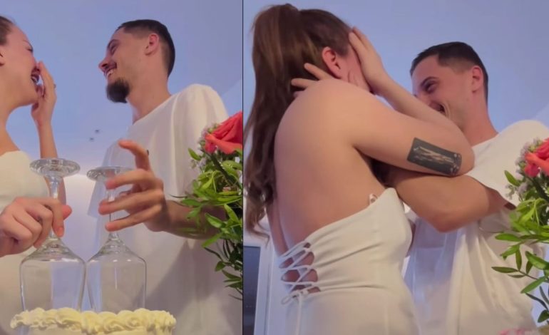 Mes lotëve, Sara dhe Bardhi zbulojnë gjininë e bebit! (Video)