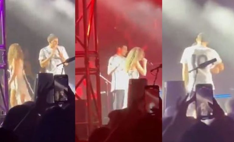 I afrohet dhe e prek, miliarderi grek ngacmon në koncert Eleni Foureiran