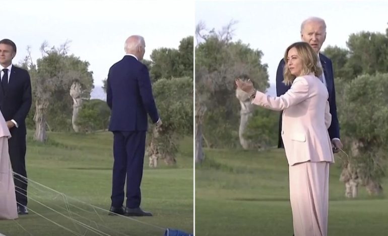 E bën sërish/Joe Biden hutohet në samitin e G7, video bëhet virale në rrjet