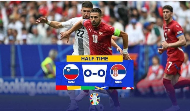 Euro 2024/ Barazi e plotë në pjesën e parë mes Sllovenisë dhe Serbisë