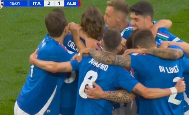 LIVE ITALI-SHQIPËRI/ Tjetër gol nga “Azzurri”, Barella përmbys takimin (VIDEO)