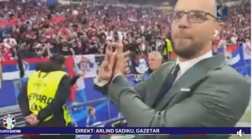 Koret raciste të tifozëve: Kosova është Serbi/ Ja reagimi i gazetarit…