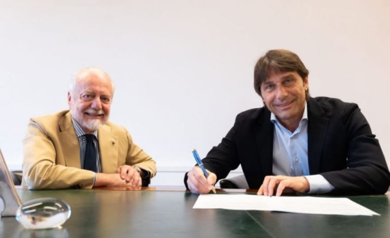 Fjalët e para si trajner i Napolit, Conte: Mezi po pres të filloj, ndajmë bashkë pasionin për futbollin