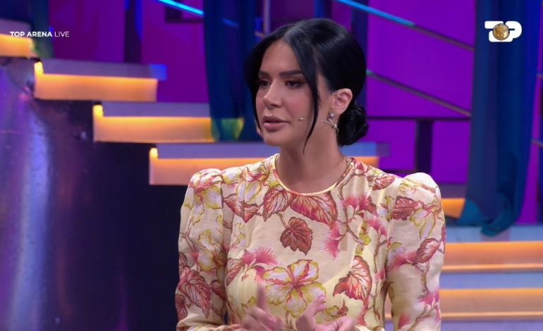 Top Arena/ Efi Dhedhes i shkon Kiarës për vizitë në shtëpi? Uron LIVE Olta Gixharin, zbulon nëse ka plane për muzikë apo për një fëmijë