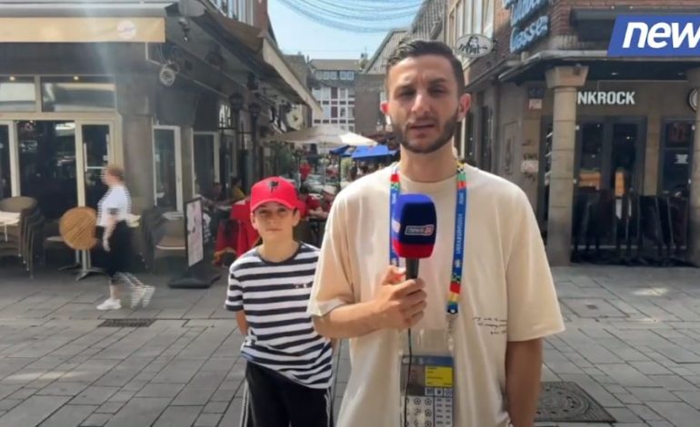 Dyseldorfi “flet” shqip, tjetër “pushtim” kuqezi, ndaj Spanjës priten 35 mijë tifozë shqiptarë