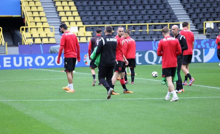 Itali – Shqipëri/ Gjithçka gati, Kombëtarja mbyll përgatitjet për sfidën e parë në Euro 2024 në stadiumin e Dortmundit