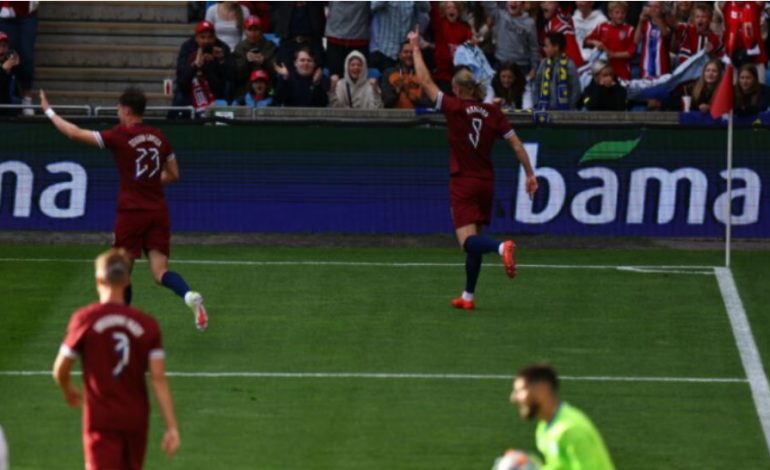 Kosova zhgënjen sërish, në Oslo fiton Norvegjia, Hattrick i Haaland (VIDEO)