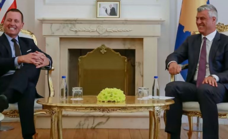 Rënia e akuzave ndaj Trump, Richard Grenell: Tani është radha e Hashim Thaçit!