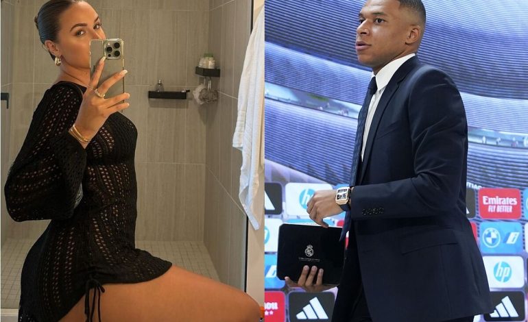 FOTO/ Një portugeze ka mahnitur Mbappe, ja kush është modelja që nuk i ndahet sulmuesit francez