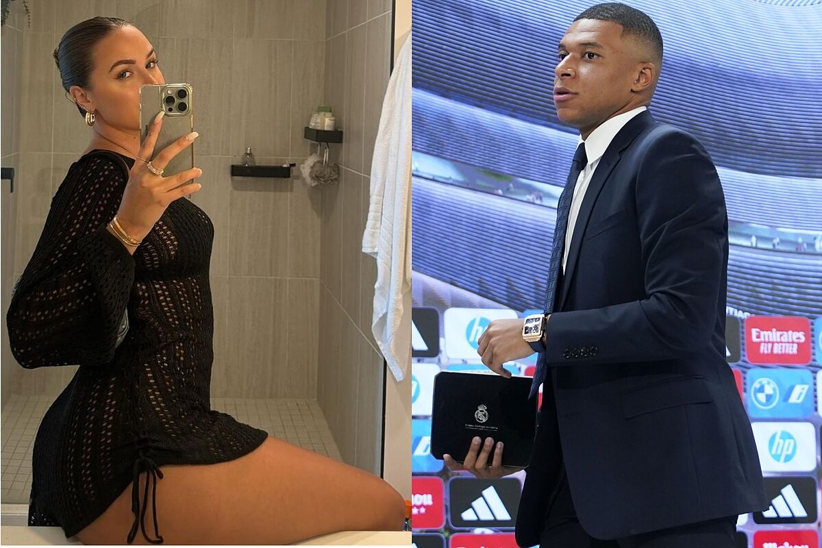 FOTO/ Një portugeze ka mahnitur Mbappe, ja kush është modelja që nuk i ndahet sulmuesit francez