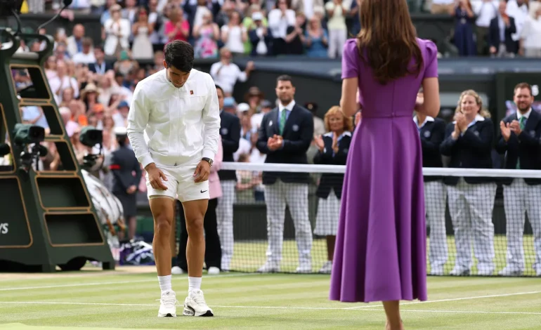 Gjesti i veçantë ndaj Kate Middleton,finalistët e Wimbledon përkulen para Princeshës