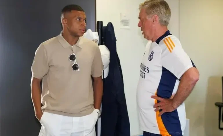 Ancelotti tallet me Mbappe pas prezantimit të bujshëm në Madrid