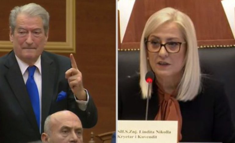 U tërhoq nga posti i kryetares së parlamentit, Berisha nuk kursen kritikat ndaj Lindita Nikollës: Ke qenë skllave e verbër e…