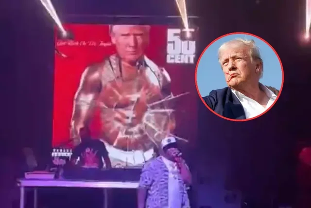 50 Cent, vendos foton e Trump në kopertinën e albumit në formë dedikimi