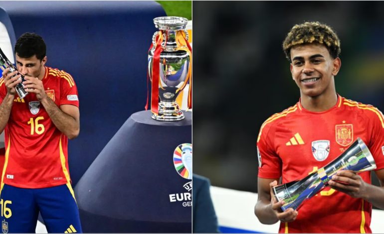 Dominim i Spanjës, Yamal dhe ylli i mesfushës fitojnë “Lojtari i Turneut” dhe “Lojtari më i Mirë i Ri”