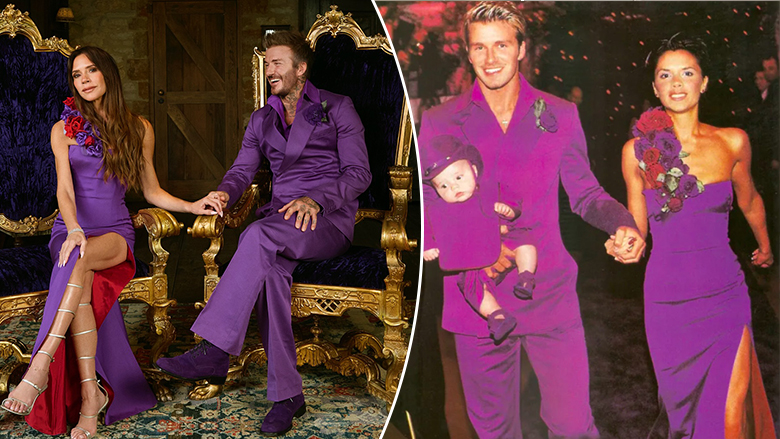 Foto/ David dhe Victoria Beckham rikrijojnë veshjet e tyre të dasmës