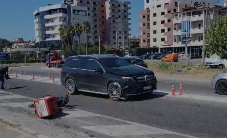 Aksident në aksin rrugor Plepa-Durrës! “Benzi” përplas rëndë 44-vjeçarin me motor