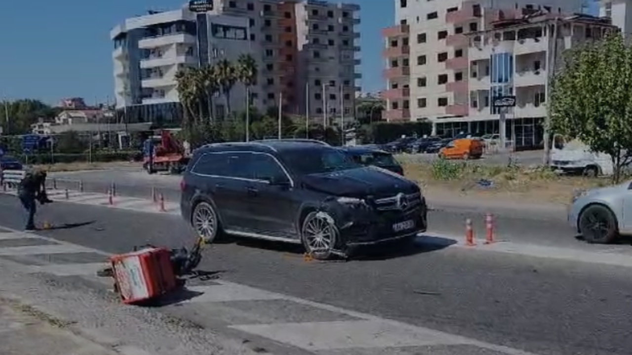 Aksident në aksin rrugor Plepa-Durrës! “Benzi” përplas rëndë 44-vjeçarin me motor