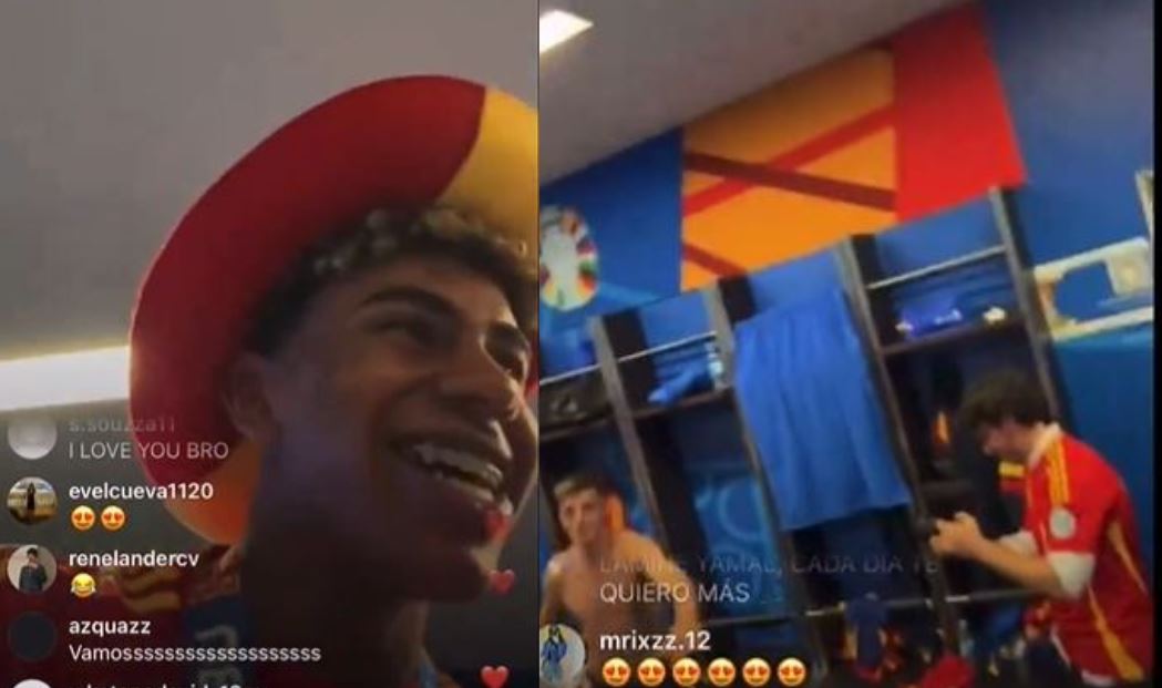 VIDEO/ Yamal futet live në “IG” pas fitores fantastike të Spanjës, por… publikon shokët e skuadrës në momente “delikate”