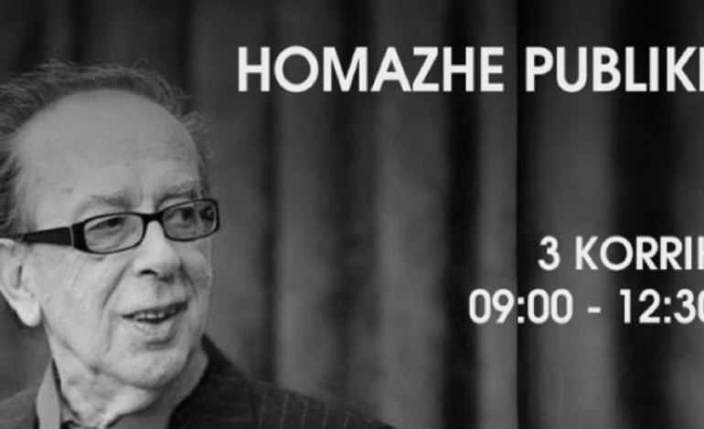 Ceremonia Shtetërore për nderimin dhe përcjelljen e fundit të Ismail Kadaresë, detaje për homazhet publike