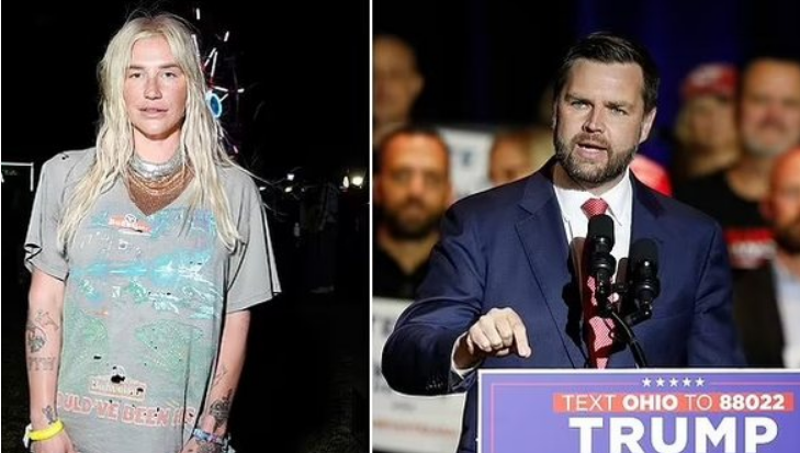 “Boo! Në djall vaftë ai njeri”/Kesha mbështet Kamala Harris, shpërthen ndaj JD Vance