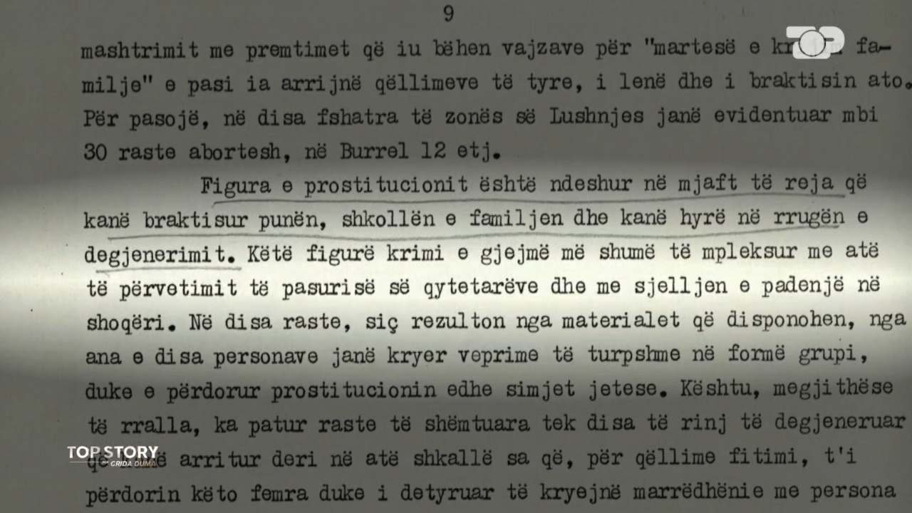 LETRA/ “Të degjeneruar”! Prostitucion dhe pornografi në komunizëm, si detyroheshin vajzat të shkonin me..